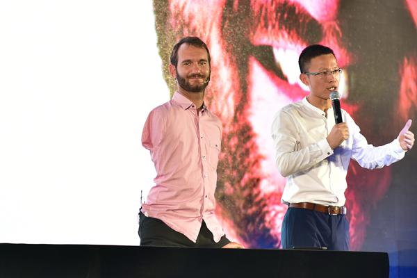 Nick Vujicic’s public speech in Beijing