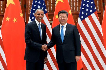 US President Barack Obama and Chinese President Xi Jinping