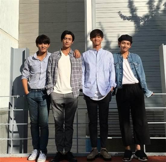 Park Seo Joon, Hyungsik, V, and Do Ji Han