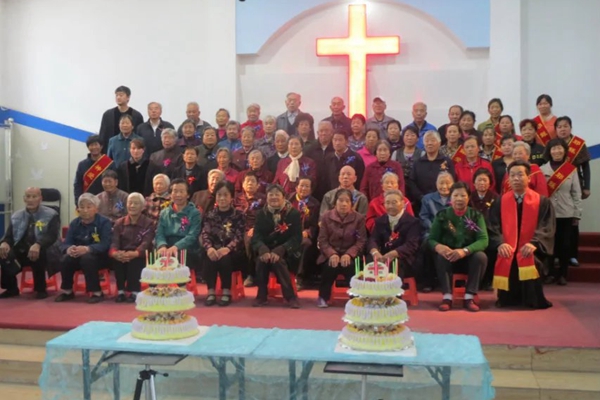 Congregate Birthday party held in Ningxia Church