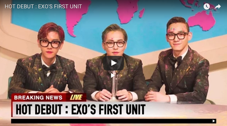 EXO's Baehkyun, Chen and Xiumin