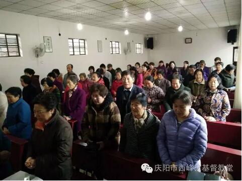 The believers attend the Bible study held on Oct. 26