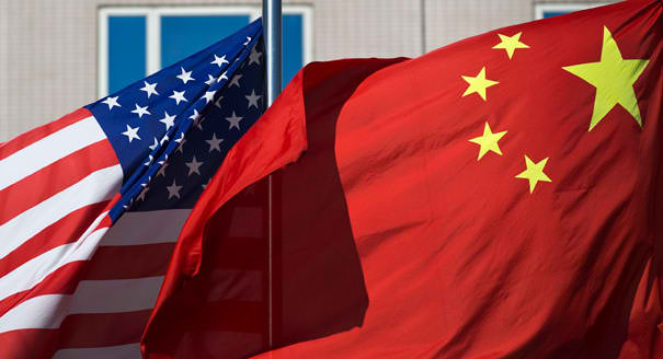 US and Chinese Flags