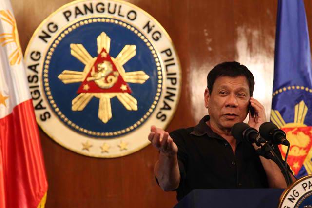 Philippine President Rodrigo Duterte