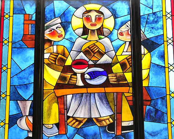 Window painting of Biblical characters series