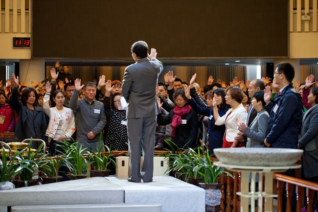 Commissioning Service in Haidian Church of Beijing