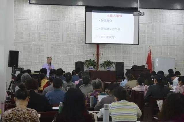 The training held in Nankou Church, on April 22, 2017