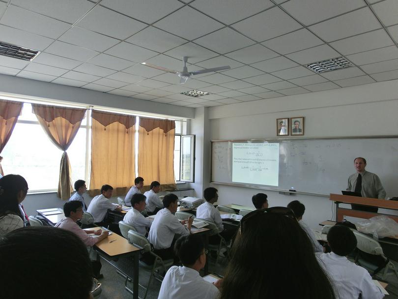 Pyongyang University of Science and Technology Professors Lock Up