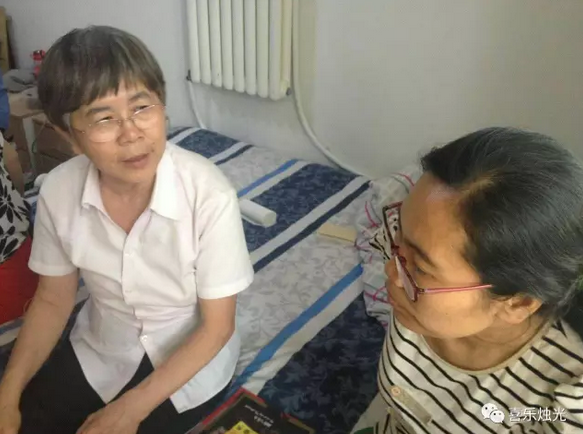 The visit to Cheng Jianhua, who is a cancer patient