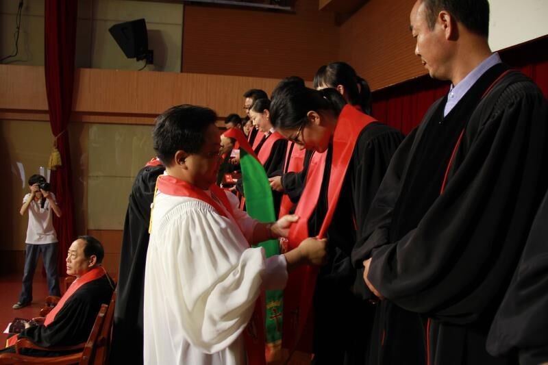 The ordination ceremony 