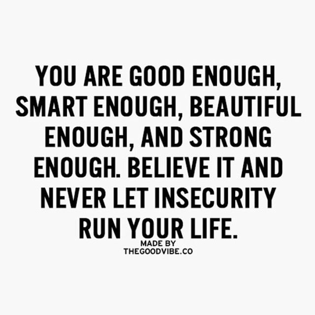 Insecurity quote