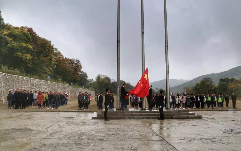 Heilongjiang Theological Seminary held a national flag-raising ceremony on Sept 18, 2017. 
