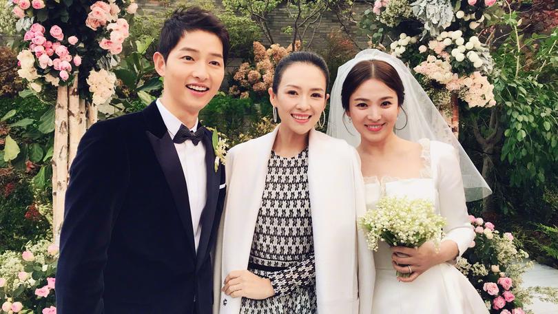 Zhang Ziyi with Song Hye Kyo and Song Joong Ki