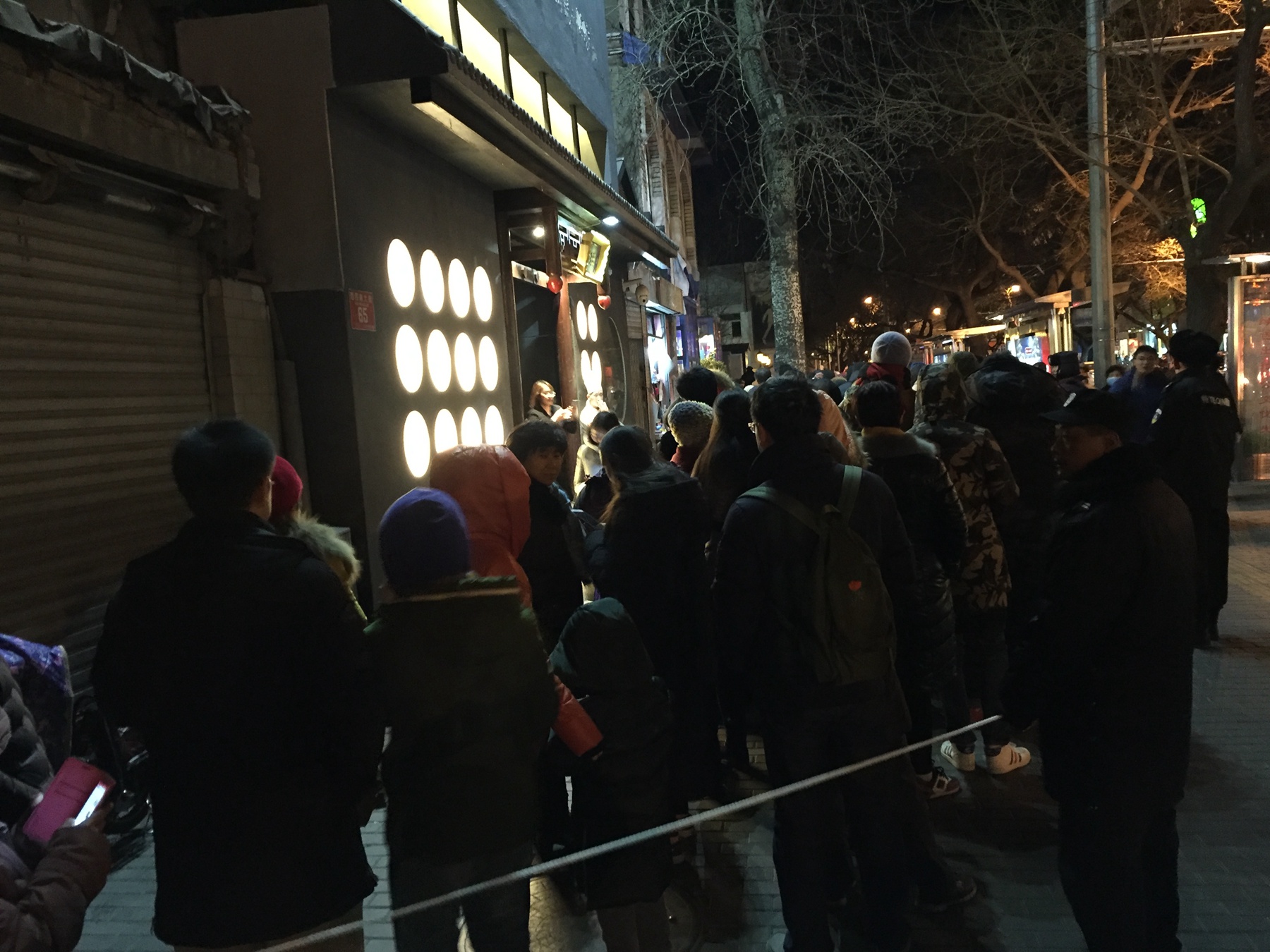 People waited in line for the second service at Gangwashi Church.