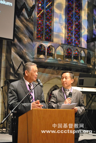 Chairman Fu Xianwei of TSPM, gave a speech in the China-US Church Ministries Symposium.