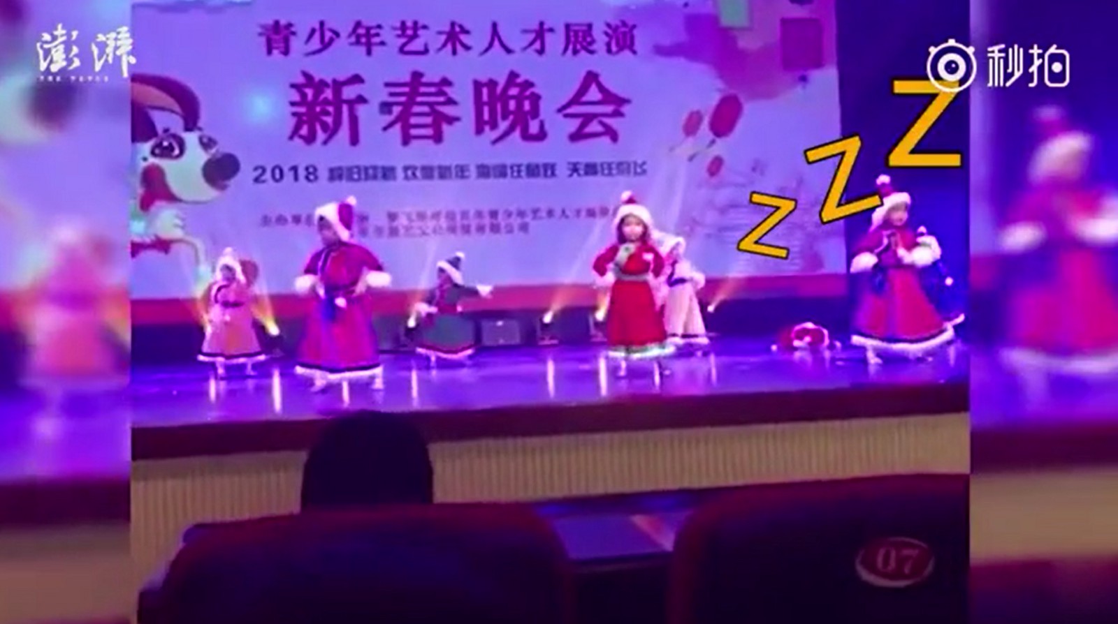 Trending: Little Girl Falls Asleep While Performing on Stage