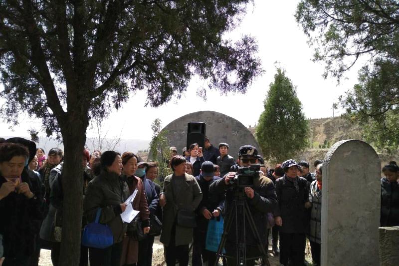 Shanxi Linfen Church held a memorial service for Xi Shengmo on April 6, 2018. 