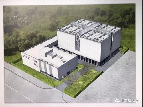 The design drawing for new Chongzhu Church