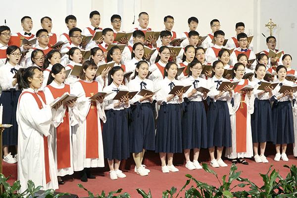 The Student choir of Yanjing Theological Seminary