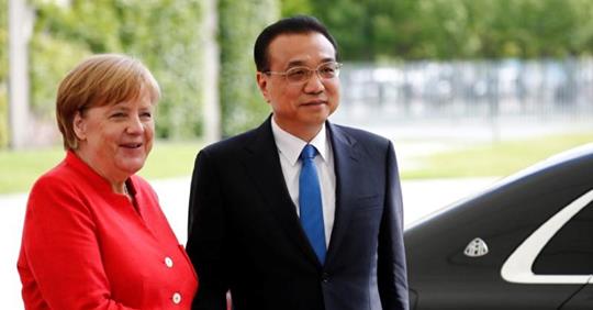 German Prime Minister and Chinese State Premier Li Keqiang