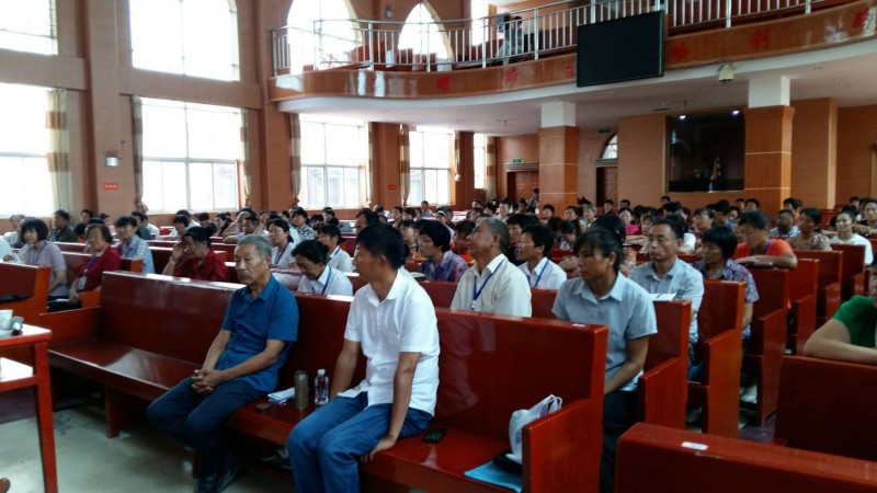 263 pastoral workers received training in the church of the Fengtai County, Huainan, Anhui, Aug 2018.