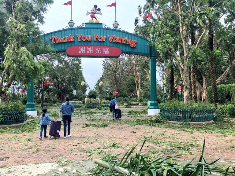 Exit gate of Hong Kong Disneyland