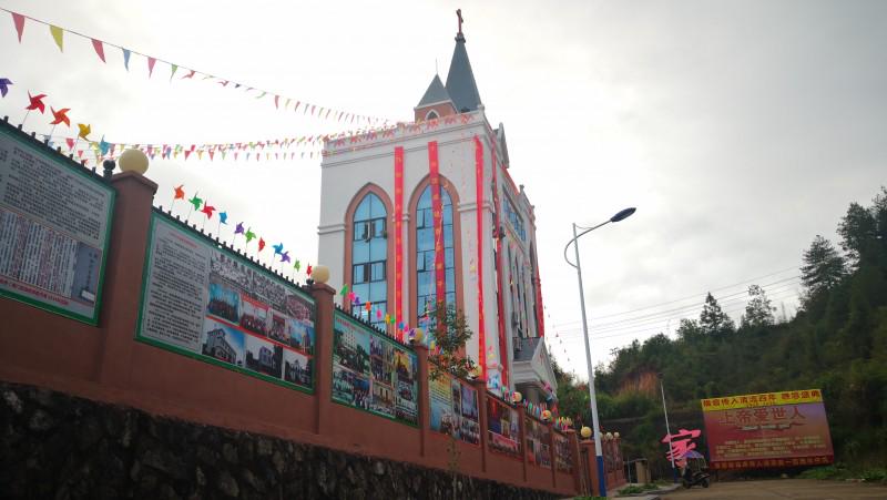 The new building of Qingliu Church 