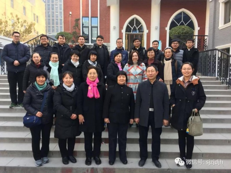 A team from Hebei Catholic Seminary visited Gospel Church in Shijiazhuang on On Nov. 25, 2018, 