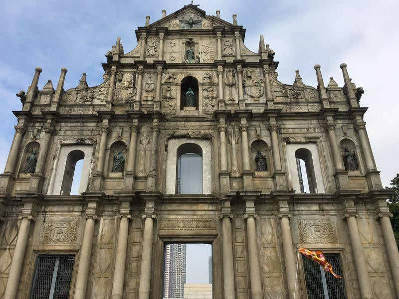 The Ruins of St. Paul's, the ruins of a 17th-century complex that originally included St. Paul's College and the Church of St. Paul, Santo António, Macau