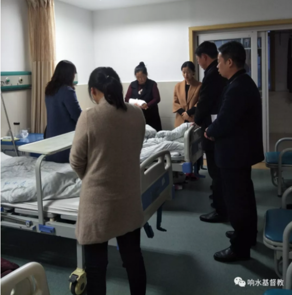 The Xiangshui County TSPM staff visited affected believers on March 27, 2019. 
