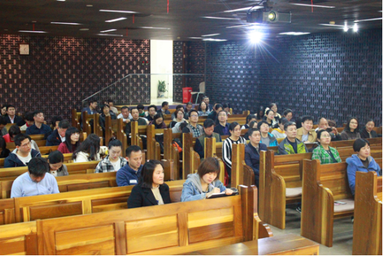 On April 13, 2019, the Suzhou CC&TSPM of Jiangsu held a lecture on Chinese Christianity history in Dushu Lake Church. 