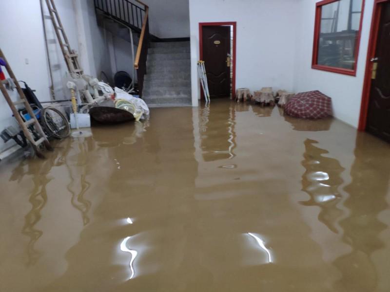 Recently the basement of Ji'an Gospel Church was submerged.