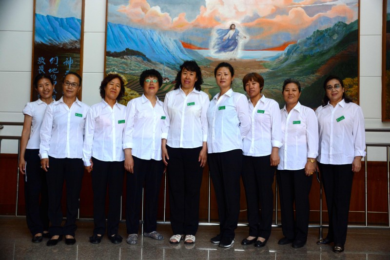The nine sisters of the Commemoration Group in Dalian Fengshou Church.