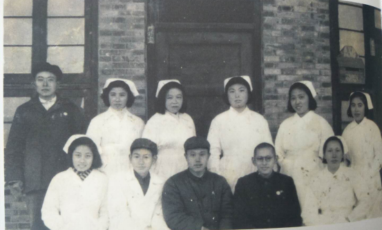 The medical staff of Huizhong Hospital in 1952