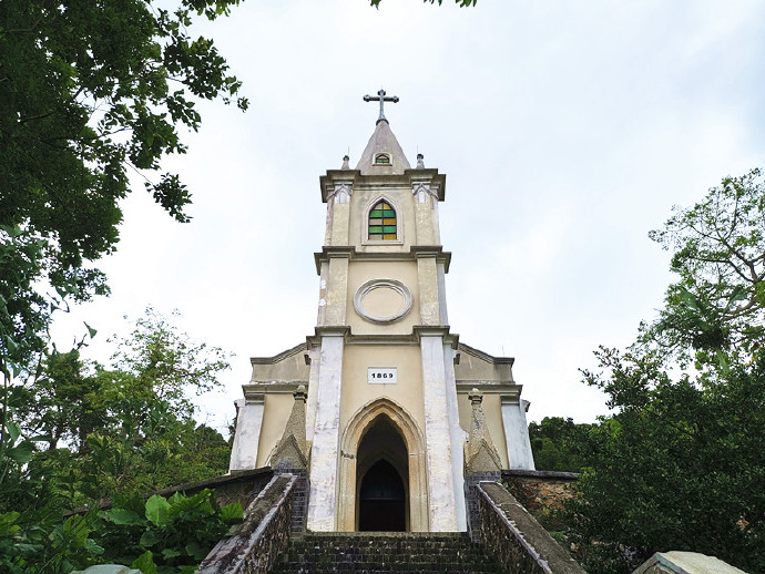 The St. Francis Church on Shangchuan Island, Taizhou, Guangdong 