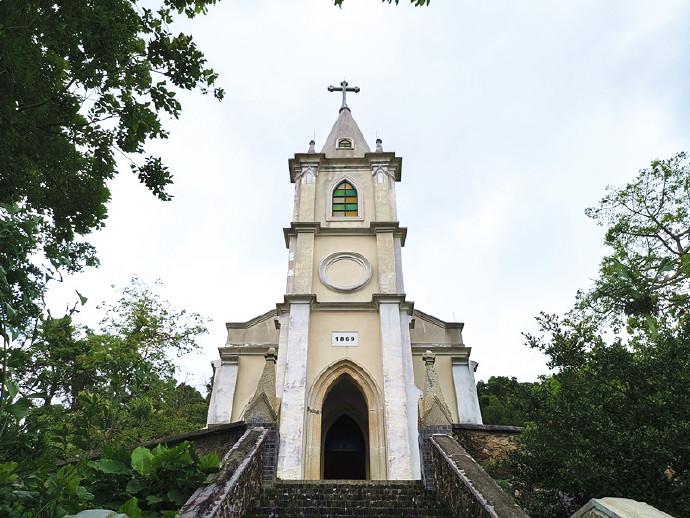 The St. Francis Church on Shangchuan Island, Taizhou, Guangdong 