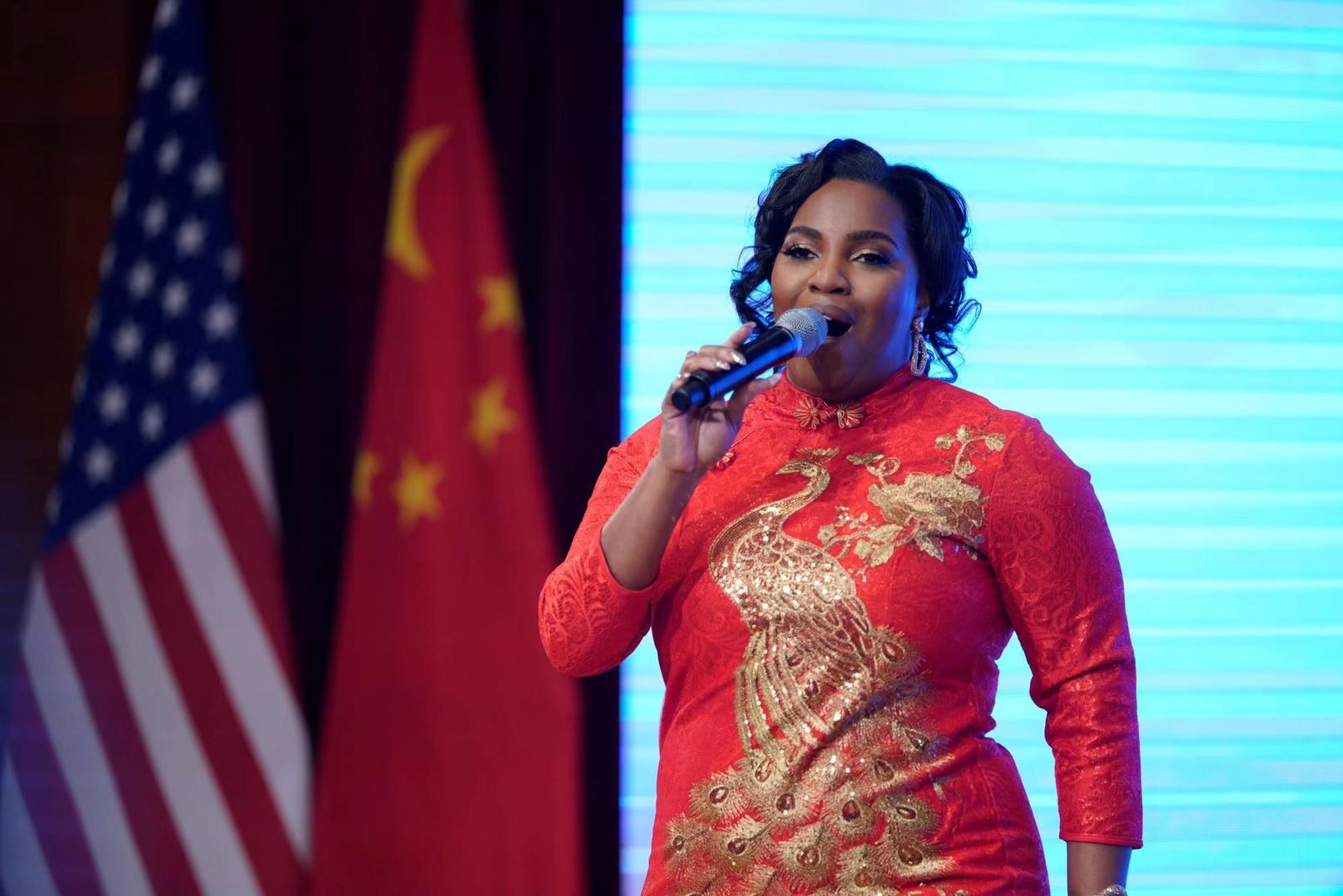 Mary performed for the 40th Anniversary of U.S.-China Student Exchanges at the Embassy of the People’s Republic of China in Washington, D.C.