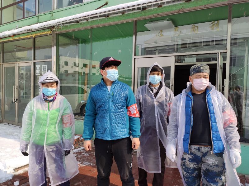 A disinfection team of the Chinese department of Nanxin Church of Yanji, Jilin is responsible for two local residential communities since Feb. 19, 2020. 