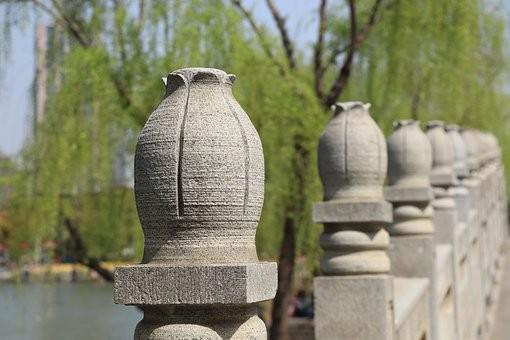 The spring in a park.