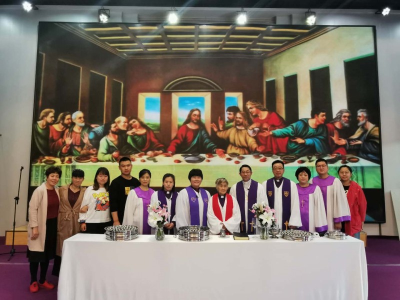 Shenyang Liaozhong Christian church held the first online communion service on May 17, 2020.