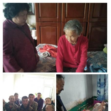 In May 2020, the Senior Department of Dongfeng Church in Liaoyuan, Jilin visited elderly members. 