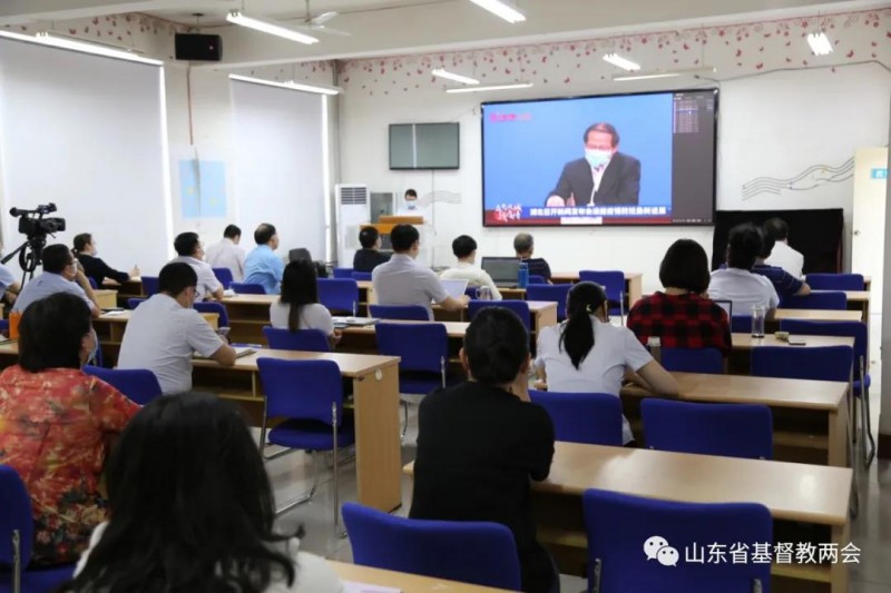 Shandong Theological Seminary carried out pandemic  education for the opening of school on May 28, 2020