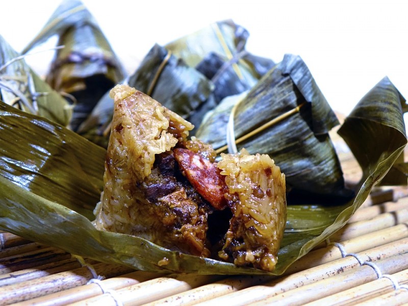 Zongzi, typical food for Dragon Boat Festival