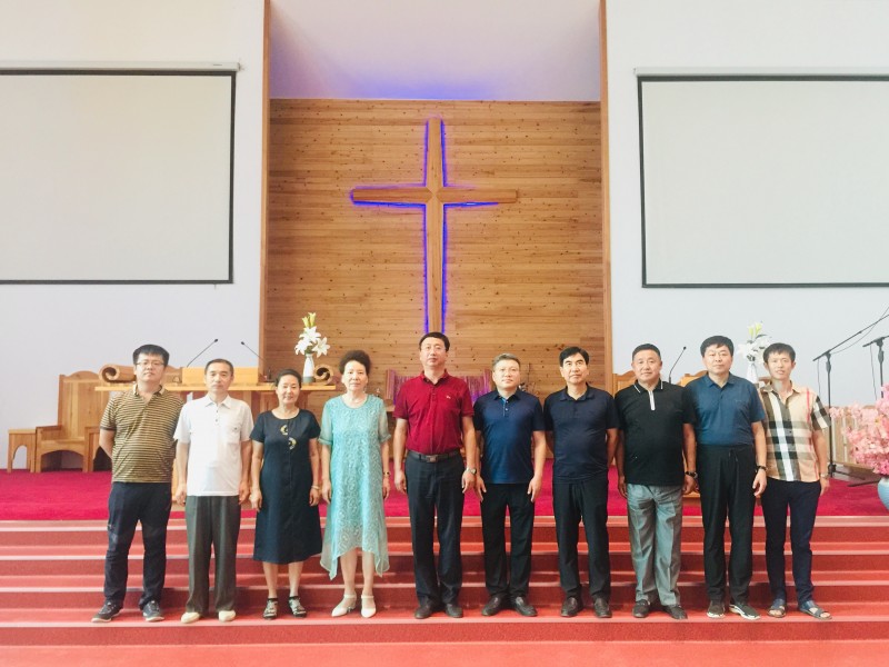 The research team of  the Jilin CC&TSPM visited the Qinghe Church in northeast Yanji city in August 2020.