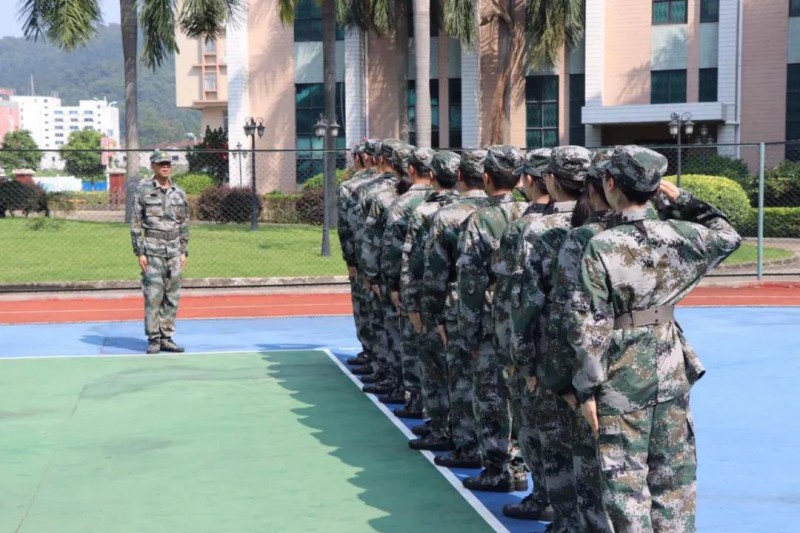 In late August 2020, the Guangdong Union Theological Seminary held military training for freshmen.
