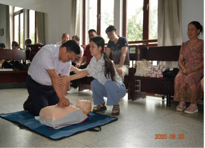 On August 22, 2020, the Xixia District TSPM of Nanjing, China’s eastern-central coastal Jiangsu Province held a rescuer training program. 