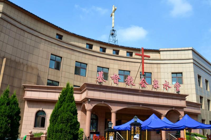 Quanshui Church in Dalian, China's northeastern Liaoning Province