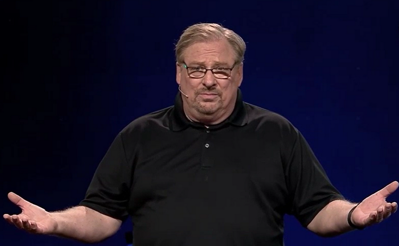 Rick Warren spoke at the Finishing the Task Conference 2020