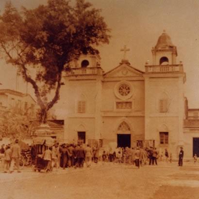The old Cathedral of the Holy Rosary
