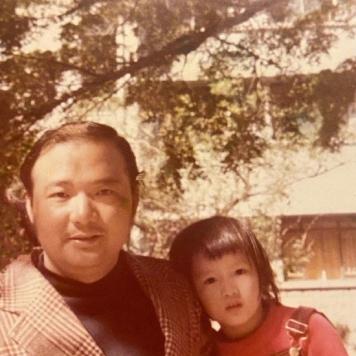Sammi Cheng and her father 